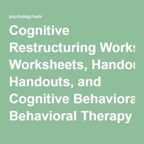 Cognitive Restructuring, Psychology Tools, Polyvagal Theory, Stay In The Moment, Cbt Therapy, Play Therapy Techniques, Inner Health, Practicing Mindfulness, Cognitive Behavior