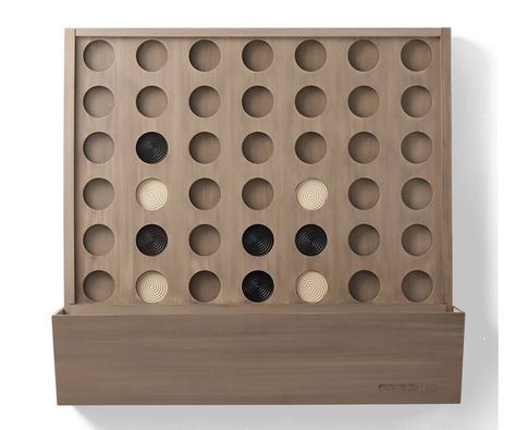 Tiny Arcade - World's Smallest Fully Functional Arcade Games Connect Four Wall Game, Wall Connect Four, Diy Connect Four Wall Game, Interactive Wall Art, Connect Four Game, Game Room Wall Decor, Diy Yard Games, Basement Redo, Flex Space