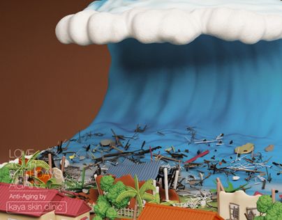 Check out my @Behance project: “Kaya Skin Clinic - Doomsday Cakes - Tsunami” https://www.behance.net/gallery/14067615/Kaya-Skin-Clinic-Doomsday-Cakes-Tsunami Tsunami For Kids, Science Project Models, Earth Science Projects, Social Science Project, Earth Science Lessons, Geography Project, School Science Projects, Scene Drawing, Science Projects For Kids