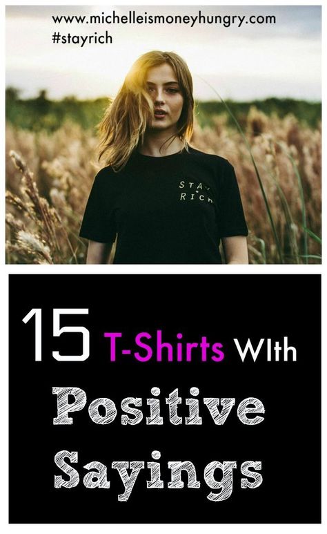 Need positive energy? These 15 t-shirts have positive sayings that women will love! Wear what you're feeling or hoping for when no one else gets it. #tshirt, #positivevibes, #bliss, #happy, #hustler Money Hungry, Quotes For Shirts, Personal Growth Books, Positive Sayings, Cute Puppy Pictures, Positive Shirt, Positive Living, Positive Reinforcement, Top Pins