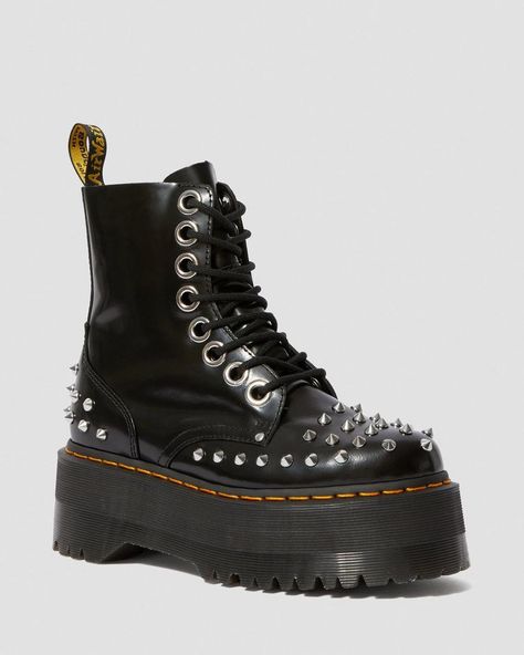 Dr Martens Jadon Max, Jadon Max, Dr Martens Jadon, Estilo Swag, Black Dr Martens, Black Platform Boots, Casual Styles, Dr Martens Shoes, Martens Shoes