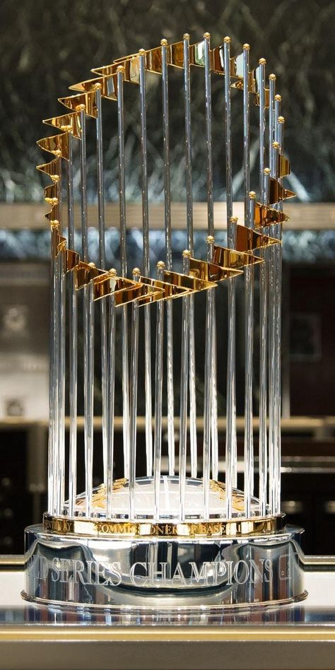 Latitude And Longitude Lines, World Series Trophy, Astros World Series, Chicago Cubs World Series, Chicago Sports Teams, Baseball World Series, Sports Trophies, Cubs Win, Latitude And Longitude