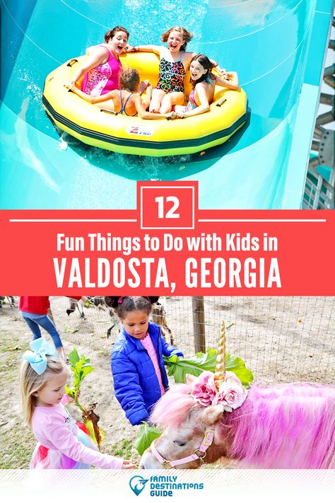 Dreaming about a family vacation to Valdosta, GA and looking for things to do? We’re FamilyDestinationsGuide, and we’re here to help: Discover the most fun things to do in Valdosta with kids - so you get memories that last a lifetime! #valdosta #valdostathingstodo #valdostawithkids #valdostaactivities Valdosta Georgia Things To Do In, Valdosta Georgia, Moving To Georgia, Our Adventure Book, Free Activities For Kids, Family Destinations, Southern Hospitality, Fun Family Activities, Road Trip Fun