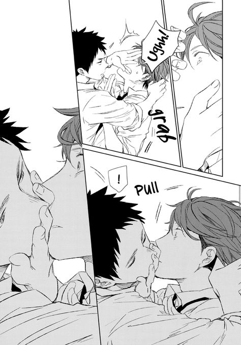 Haikyuu Dj, Iwaizumi Hajime, Oikawa Tooru, 사진 촬영 포즈, Haikyuu Funny, Haikyuu Ships, Haikyuu Characters, Haikyuu Fanart, Anime Kiss