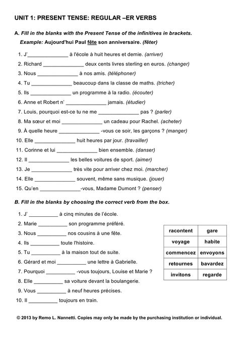 French Grammar Practice Exercises French Worksheets For Beginners, French Grammar Exercises, French Nouns, French Tenses, French Verbs Conjugation, Plurals Worksheets, Articles Worksheet, French Sentences, French Practice