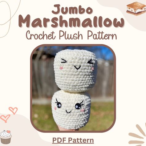 Today’s the day! 🥳 My new stress toys are available now in my Etsy shop! 🧸 And! The patterns to make your own if you crochet! 🧶 Go show these squishy guys some love and support! And maybe they can help you too! The jumbo marshmallows are the perfect huggable size, while the minis fit nicely in your hand and have a similar feel to a stress ball, but they’re even softer! The tactile appeal on these is so strong and i know you will love them as much as I do! They are available in bright f... Marshmallow Crochet, Crochet Marshmallow, Crocheted Gifts, Cottagecore Earrings, Jewelry Dishes, Fidget Spinners, Earring Organizer, Plush Pattern, Bracelets Diy