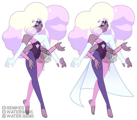 Gem Fusions, Steven Universe Fusion, Amethyst Steven Universe, Steven Universe Diamond, Steven Universe Oc, Steven Universe Anime, Steven Universe Au, Pearl Steven, Steven Universe Drawing