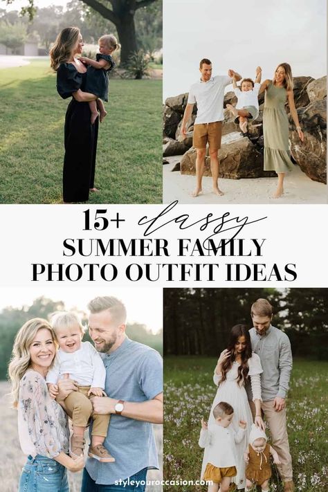 Summer Photo Outfits, Summer Family Portraits, Casual Family Photos, Winter Family Photoshoot, Summer Picture Outfits, Family Photo Outfit Ideas, Family Portrait Outfits, Summer Family Pictures, Family Photo Colors