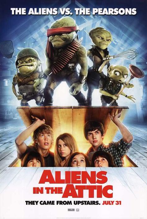 Aliens in the Attic Kids' Movies, Ashley Tisdale, Adventure Movies, English Movies, The Attic, Top Movies, Family Movies, Movie List, Love Movie