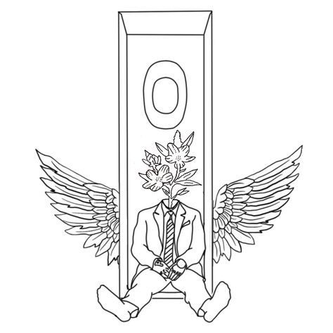 Ladders Mac Miller Tattoo, Mac Miller Coloring Page, Mac Miller Wings Tattoo, Musician Tattoo Ideas, Mac Miller Drawings, Tattoo Beginner, Musician Tattoo, Mac Miller Tattoos, Truck Tattoo