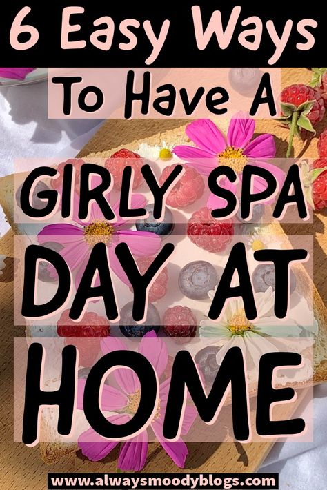 Whether big or small, it’s so important that you remember to celebrate all of your accomplishments in life. Not only the big things that you deem as more important, but also the simple things too. So here are 6 easy ways to have a girly spa day at home :) Spa Day Menu Ideas, Things To Do On A Spa Day At Home, Spa Day Ideas For Women, Mom And Daughter Spa Day At Home, At Home Spa Day For Kids, Spa Days At Home, Diy Spa Day Ideas, Diy At Home Spa Day, Galentines Spa Day