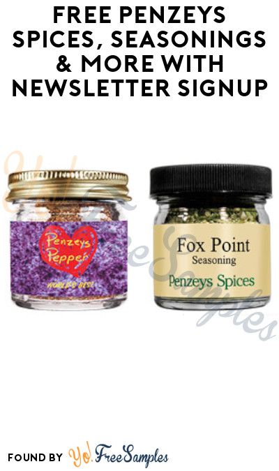 FREE Penzeys Spices, Seasonings & More with Newsletter Signup - Yo! Free Samples https://yofreesamples.com/food-samples/free-penzeys-spices-seasonings-more-with-newsletter-signup/ Penzeys Spices Recipes, Penzeys Spices, Food Samples, Newsletter Signup, Spices And Seasonings, Spice Recipes, Useful Tips, Free Stuff, Free Samples