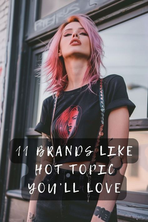 Looking for alternatives to Hot Topic? These 11 edgy brands have you covered with their rebellious fashion and pop culture flair. Perfect for adding a unique twist to your wardrobe. Click to discover these amazing brands now! 🖤✨ #AlternativeFashion #HotTopic #EdgyStyle #PopCulture #Fashion Woman Rockstar Aesthetic, Woman Rockstar, Rebellious Fashion, Tokyo Kawaii, Rockstar Aesthetic, At The Mall, Lazy Oaf, Thigh High Socks, Iron Fist