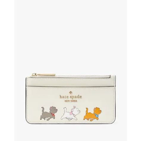 Discover great products at the best prices at Dealmoon. Kate Spade Disney x Kate Spade New York Aristocats Large Slim Card Holder. Price:$89.00 at Kate Spade Surprise Sale Kate Spade Disney, Kate Spade Outlet, Cute Wallets, Kate Spade Wallet, Makeup Bags, Women's Handbags, Small Leather Goods, Leather Goods, Kate Spade New York