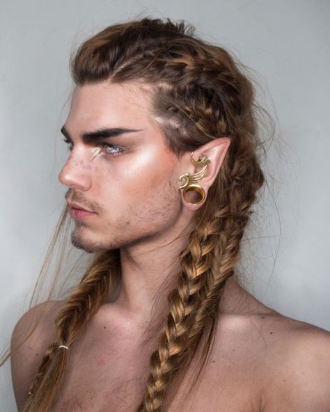 Elf Hairstyles, Elvish Hairstyles, Elven Hairstyles, Elf Hair, Male Elf, 70s Hair, Viking Hair, Mens Hairstyles Short, Popular Hairstyles