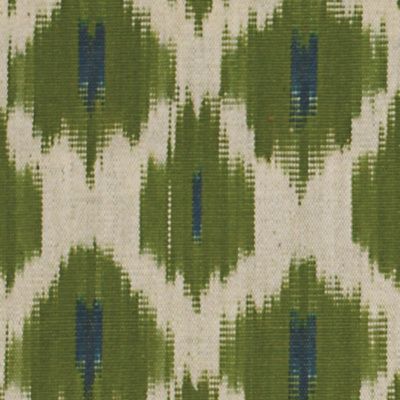 Flowers on Water Ikat Parrot - Lumbar Cushion (3 Seater Sofa) Ikat Armchair, Ikat Curtains, Curtains Or Blinds, Woven Curtains, Living Room Eclectic, Bedroom Accents, Bohemian Fabric, Green Ikat, Curtains And Blinds