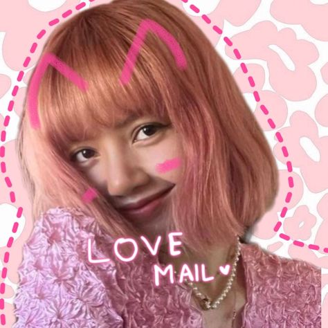 Love Mail Kpop, Sticker Blackpink, Mail Stickers, Love Mail, Kpop Stickers, Pink Theme, Pink Themes, Soft Aesthetic, Kpop Merch