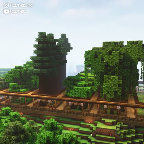 Tree Farms Minecraft, Tree Farm Minecraft Ideas, Minecraft Tree Farm Ideas, Minecraft Tree Farm Design, Minecraft Tree Farm Layout, Minecraft Biome Ideas, Tree Farm Minecraft, Minecraft Organization, Minecraft Tree Farm