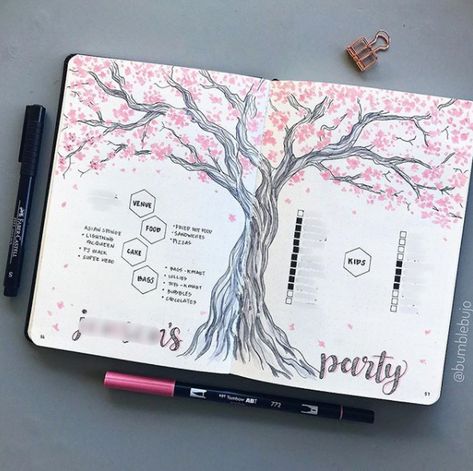 Pink Bullet Journal, Bullet Journal Calendar, Journal D'inspiration, Bullet Journal Headers, Bullet Journal Spreads, Bullet Journal 2019, Bullet Journal Cover Page, Bullet Journal Weekly Spread, Journal Spreads