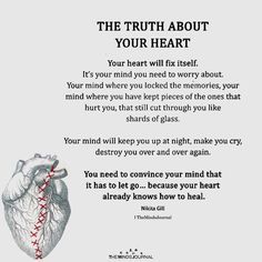 The Minds Journal, Minds Journal, Mindfulness Journal, Heart Quotes, Healing Quotes, Live Your Life, Note To Self, Meaningful Quotes, The Words