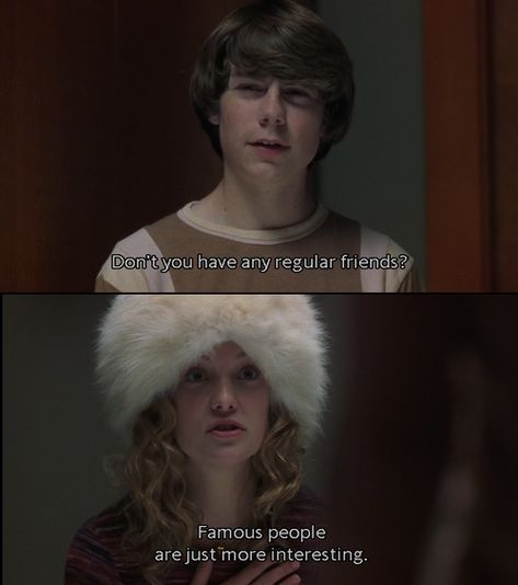 William Miller and Penny Lane; Patrick Fugit and Kate Hudson in Almost Famous. Penny Lane Quotes, Almost Famous Penny Lane, Almost Famous Quotes, Almost Love, Famous Movie Quotes, Hodge Podge, Historical Quotes, Movie Quotes Funny, Movie Lines