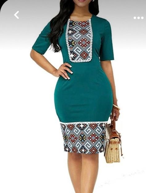 India Women, Evening Midi Dress, Pencil Dresses, Best African Dresses, Short African Dresses, Afrikaanse Mode, Streetwear Apparel, Ootd Photography, Designer Tshirt