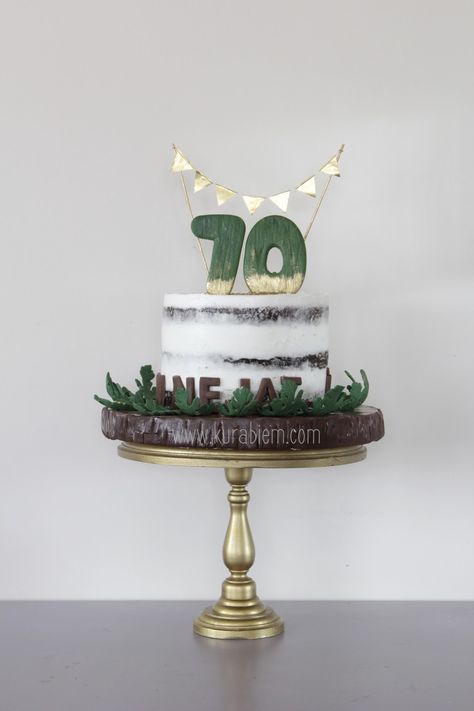 Cake 70 Birthday Man, 70th Birthday Cake Ideas For Dad, 70 Birthday Cake For Men, 70th Birthday Cake For Dad, Cake 70th Birthday, 70th Birthday Cake For Men, Naked Birthday Cake, 70th Cake, Donut Ideas