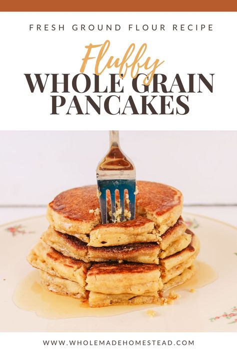 Freshly Milled Flour Pancakes, Fresh Milled Flour Waffles, Fresh Milled Pancakes, Fresh Milled Flour Pancakes, Grain Mill Recipes, Home Milled Flour Recipes, Freshly Milled Flour Recipes, Fresh Milled Flour Recipes, Milled Wheat Recipes