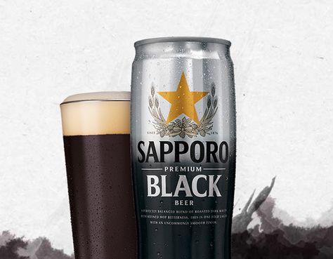 Sapporo U.S.A Announces New Dark Lager SAPPORO U.S.A recently announced the launch of Sapporo Premium Black, its first new product in the U.S. market since 2004. Sapporo Premium Black is a bold and flavorful dark lager that marks a pioneering effort for the Sapporo Brand into the world of dark beer. Dark Lager, Black Beer, Dark Beer, Spicy Dishes, Brewing Process, Smoked Sausage, Tito's Vodka Bottle, Sapporo, Black Label