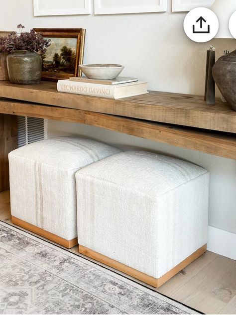 Tv Room Furniture, Cube Seat, White Ottoman, Adams Homes, Kilim Ottoman, Ottoman Styling, Living Room Stools, Living Room Design Inspiration, House Bedroom