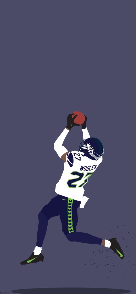 An illustrated wallpaper of the NFL's Seattle Seahawks Pro Bowl Cornerback Tariq Woolen Seahawks Wallpaper, Illustrated Wallpaper, Cool Football Pictures, Nfl Wallpaper, Nfl Seahawks, Nfl Football Art, Seattle Seahawks Football, Nfl Photos, Seahawks Football