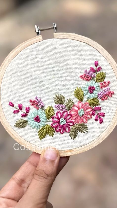 Shalu ❤️ Embroidery artist | Lazy Daisy Flower Embroidery ❤️ Learn new Stitches with me each day ❤️ Embroidery with @___gossamer__ 🌸 Complete tutorial is available… | Instagram Lazy Daisy Flower Embroidery, Hand Embroidery Daisy, Daisy Flower Embroidery, Android Wallpaper Dark, Book Binding Diy, Lazy Daisy Stitch, Diy Embroidery Designs, Embroidery Bags, Hand Embroidery Flowers