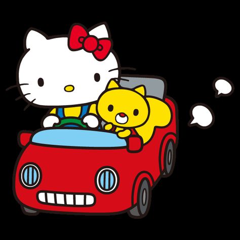 http://sticker-linecamera.blogspot.com/2014/06/hello-kitty.html Hello Kitty Driving, Hello Kitty Party Supplies, Hello Kitty Png, Kitty Png, Hello Kitty Stickers, Emoji Cat, Accessories Hello Kitty, Sticker Line, Hello Kitty Decorations