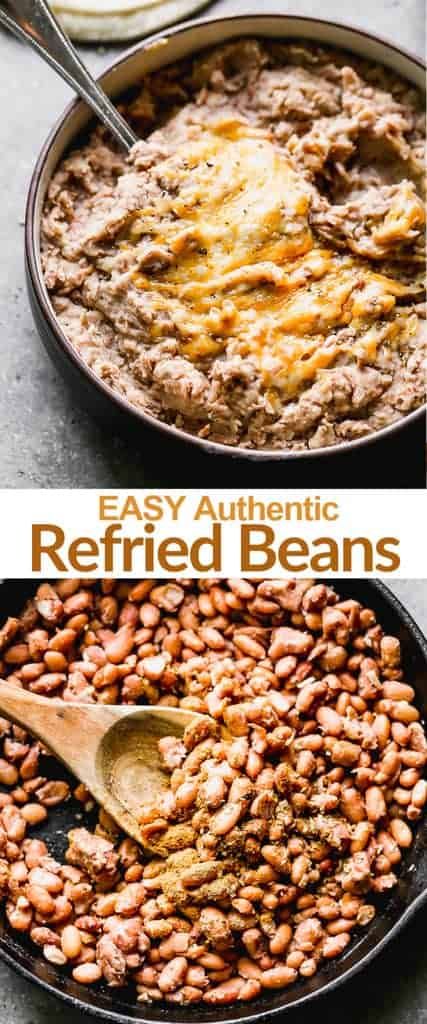 Beans For Tacos Recipe, Crockpot Refried Beans Easy, Diy Refried Beans Homemade, Refried Beans Recipe Stovetop, Refried Beans Recipe Crockpot, Crockpot Refried Beans Recipe, Refried Beans With Lard, Refried Beans Crockpot, Refried Beans Instant Pot