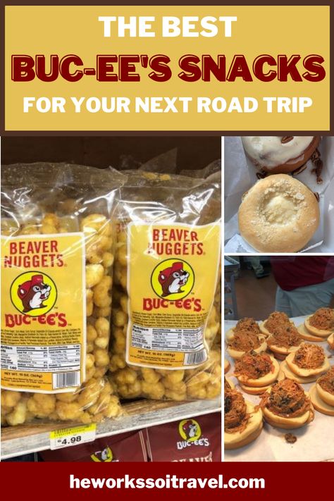 Buccees Gas Station Food, Buc-cees Food, Buccees Food, Bucees Snacks, Buccees Gas Station, Bucees Texas, Beaver Nuggets, Tennessee Family Vacation, Gas Station Food