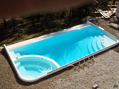 Above Ground Fiberglass Pools, Modern Pool Design, Fiberglass Pool Installation, San Juan Pools, Modern Pool, Fiberglass Pool, Fiberglass Swimming Pools, Pool Shapes, Pool Life