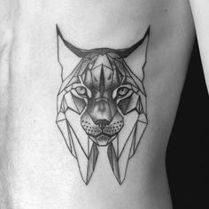 Geometric Tiger Tattoo, Couple Tats, Traditional Panther Tattoo, Geometric Tiger, Black Panther Tattoo, Geometric Lion Tattoo, Lion Head Tattoos, Panther Tattoo, Tiger Tattoo Design