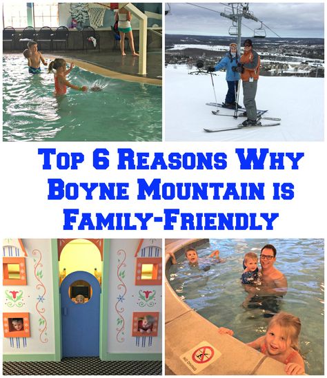 Mountain Family Vacation, Boyne Mountain, Colorado With Kids Summer, Boyne City Michigan, Minnesota Day Trips Kids, Affordable Family Ski Trips, Boyne Mountain Resort, Winter Family Vacations, Family Ski Vacation