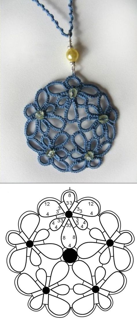 Tatting Lace Pattern Free, Tatting Lace Pattern, Needle Tatting Tutorial, Tatting Ideas, Tatting Patterns Free, Tatting Necklace, Needle Tatting Patterns, Shuttle Tatting Patterns, Tatting Tutorial