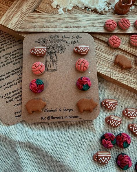 This Stud Earrings item by Flowersbloombyestela has 326 favorites from Etsy shoppers. Ships from Lagrange, GA. Listed on Oct 13, 2022 Mexican Style Clay Earrings, Mexican Polymer Clay, Mexican Polymer Clay Earrings, Mexican Clay Earrings, Polymer Earrings Ideas, Mexican Mug, Mexican Accessories, Earring Clay, Mexican Earrings