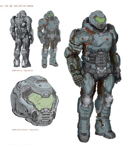 Doom Comic, Doom Videogame, Doom 2, Doom 2016, Doom Slayer, Doom Game, Splinter Cell, Futuristic Armour, Sci-fi Armor