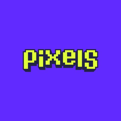 A playful brand identity for Pixels — OHMY Video Game Logos, Pixel Font, Vintage Badge, Self Branding, Motion Design Video, Consumer Insights, Design Technology, App Logo, Professional Logo Design