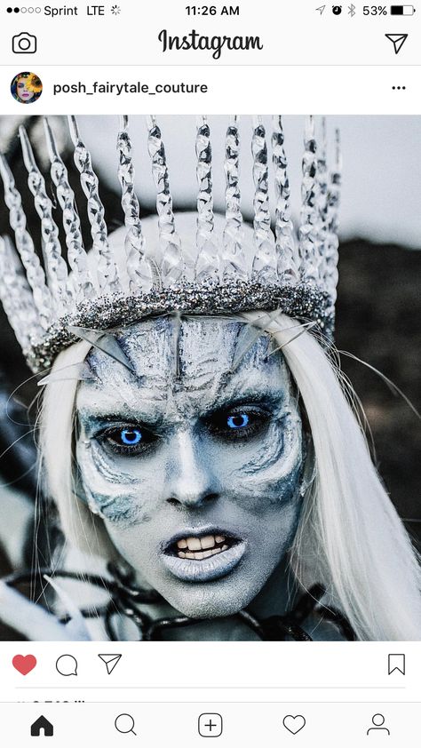 White Walker Makeup, White Walker Costume, Halloweenský Makeup, Show Queen, White Walker, Face Painting Halloween, Christmas Makeup, Halloween 2017, Ice Queen