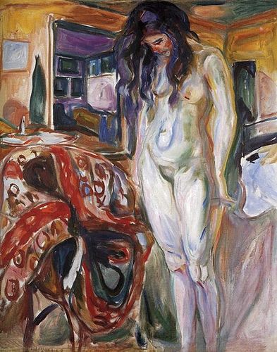 Edvard Munch German Expressionism, Edvard Munch, Post Impressionism, Oil Painting Reproductions, Painting Reproductions, Rembrandt, Henri Matisse, Wicker Chair, Art Abstrait