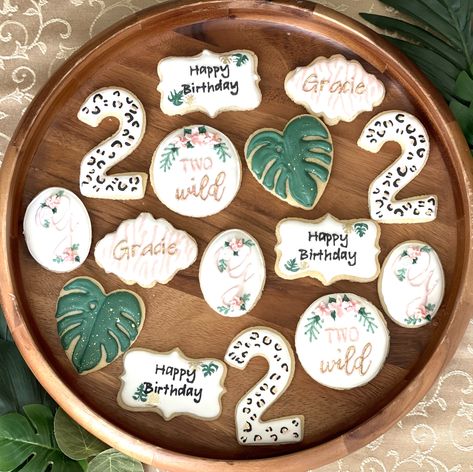 2 Wild Birthday Cookies, Two Wild Birthday Party Cookies, Born 2 Be Wild Cookies, Two Wild Decorated Cookies, 2 Wild Cookies, Two Wild Cookies Decorated, Two Wild Cookies Girl, Two Wild Birthday Cookies, Two Wild Cookies