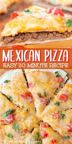 Mexican Food Recipes For Large Crowd, Easy Recipes Using Flour Tortillas, Cinco De Mayo Food Ideas Easy, Mexican Pizza Oven, Flour Tortilla Recipe Meals Dinners, Fast And Easy Hamburger Recipes, Mexican Food Recipes Summer, Makeahead Dinner Ideas, Tortilla Mexican Pizza