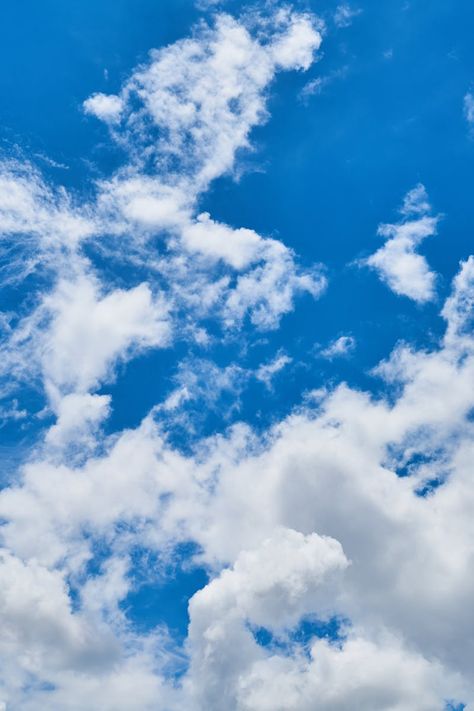 Winter Setup, Aesthetic Sky Pictures, Cloud Collage, Colourful Sky, Sky Colour, Cloud Ceiling, Blue Photos, Blue Sky Photography, Light Blue Sky