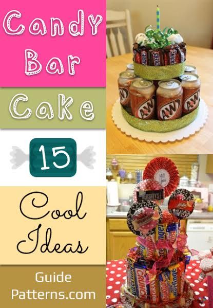 Candy Bar Cake: 15 Cool Ideas | Guide Patterns Candy Tower Cake, Candy Bar Gift Ideas, Snack Cake Tower Birthday, Candy Bar Cakes, Candy Bar Birthday Cake, Candy Bar Crafts, Birthday Candy Grams, Candy Cake Diy, Candy Bar Gifts