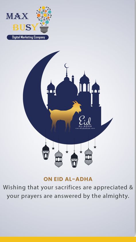 Happy Bakrid Wishing that your sacrifices are appreciated & your prayers are answered by the almighty. . . . . . . #bakridspecial #Bakrid2023 #bakridEid Happy Bakrid, Eid Al-adha Mubarak, Eid Al Adha, Appreciate You, Digital Marketing Company, Marketing Company, Digital Marketing, Marketing, Quick Saves