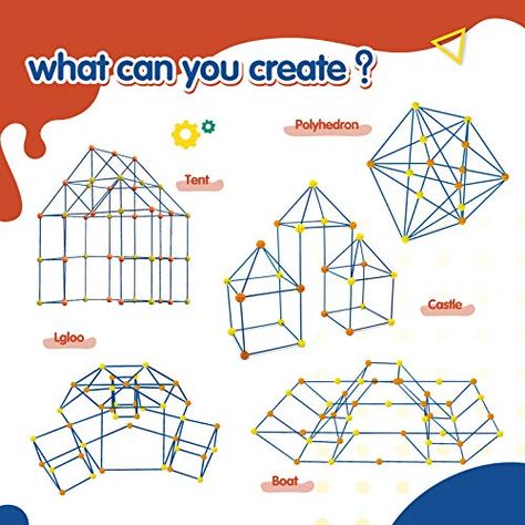 Diy Fort, Fort Building Kit, Fort Kit, Toy Fort, Kids Forts, Build A Fort, Toy Packaging, Kit Ideas, Indoor Fun